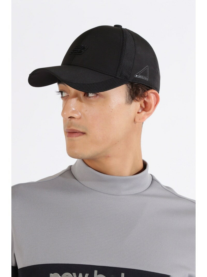 New Balance Golf タフタ×ハニカム 6パネルキャップ (UNISEX) ニューバランスゴルフ 帽子 その他の帽子 グレー ホワイト ブラック【送料無料】