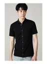 楽天Rakuten Fashion Men【SALE／57％OFF】TORNADO MART ZERO by TORNADO MART∴楊柳柄リンクスカットシャツ トルネードマート トップス シャツ・ブラウス ブラック ホワイト ベージュ【RBA_E】【送料無料】