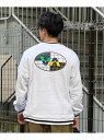 【SALE/40%OFF】SELECT BRANDS RVCA/ルーカ GLOBAL INK CREW(MENS) ジャックローズ トップス スウェット・トレーナー ホワイト【RBA_E】【送料無料】