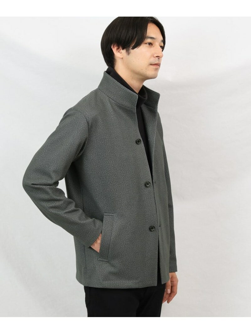 タケオキクチ アウター メンズ 【SALE／30%OFF】TAKEO KIKUCHI 【Down Fabric】スタンドカラーブルゾン タケオキクチ ジャケット・アウター ブルゾン・ジャンパー グレー レッド ブルー ネイビー【RBA_E】【送料無料】