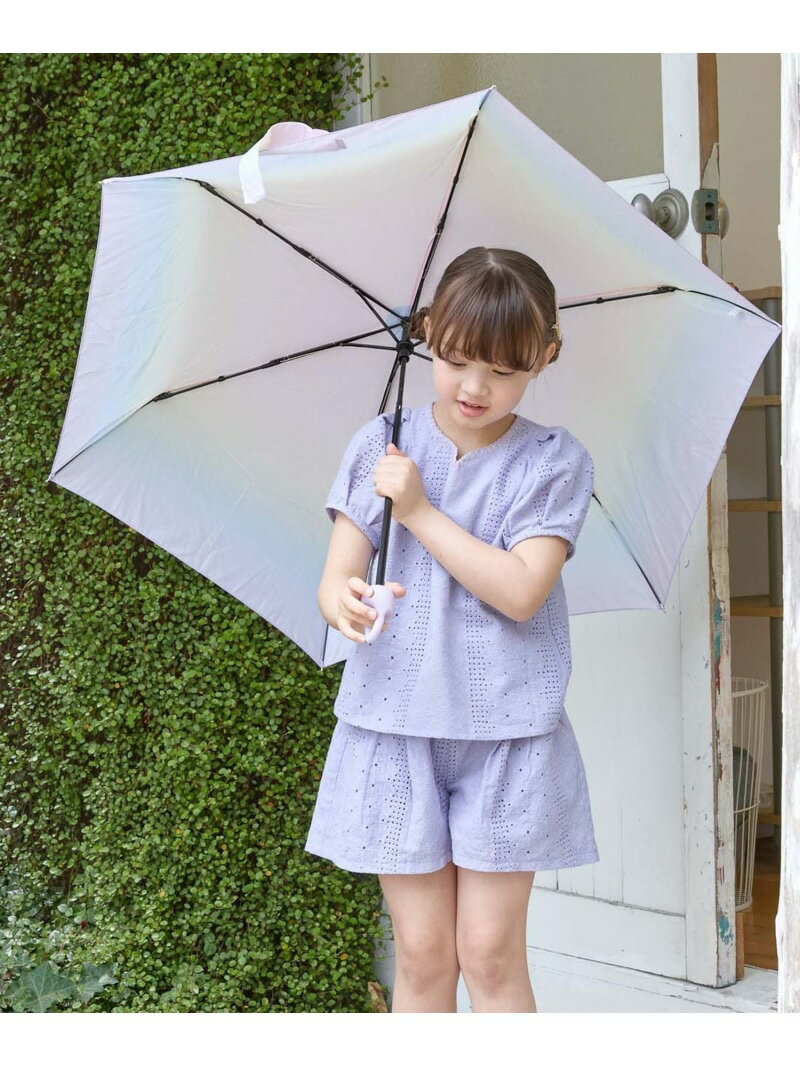 楽天Rakuten Fashion MenBAYFLOW [UVカット機能付き]晴雨兼用折り畳み傘（KIDS） ベイフロー インテリア・生活雑貨 その他のインテリア・生活雑貨 パープル ブラック ピンク ホワイト グリーン カーキ ネイビー