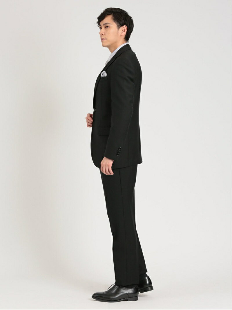 TAKA-Q NEWモデル 2ピース フォーマルスーツ タカキュー スーツ・フォーマル セットアップスーツ ブラック【送料無料】