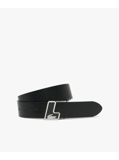 LACOSTE イニシャルバックルレザーベルト ラコステ ファッション雑貨 ベルト ホワイト ネイビー ブラック【送料無料】 LACOSTE イニシャルバックルレザーベルト ラコステ ファッション雑貨 ベルト ホワイト ネイビー ブラック【送料無料】