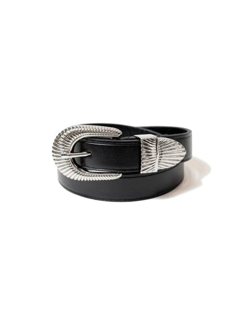 SELECT BRANDS TACHIYA/タチヤ 25mm 3点美錠ベルト ジャックローズ ファッション雑貨 ベルト ブラック【送料無料】(4)