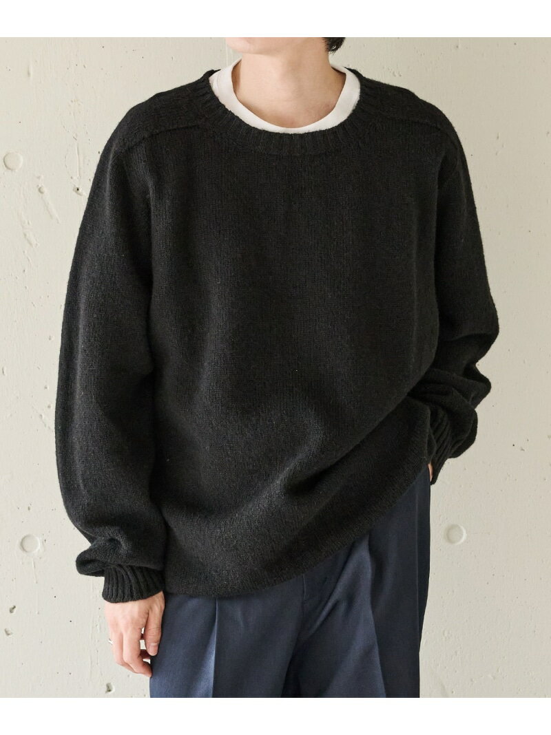 【SALE／5%OFF】JAMIESON'S JAMIESONS/Plain Saddle Shoulder crew neck WG838C カセットチャート トッ..