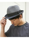 【SALE/20%OFF】ikka ブレード中折れハット イッカ 帽子 その他の帽子 ブラック ブルー ベージュ【RBA_E】