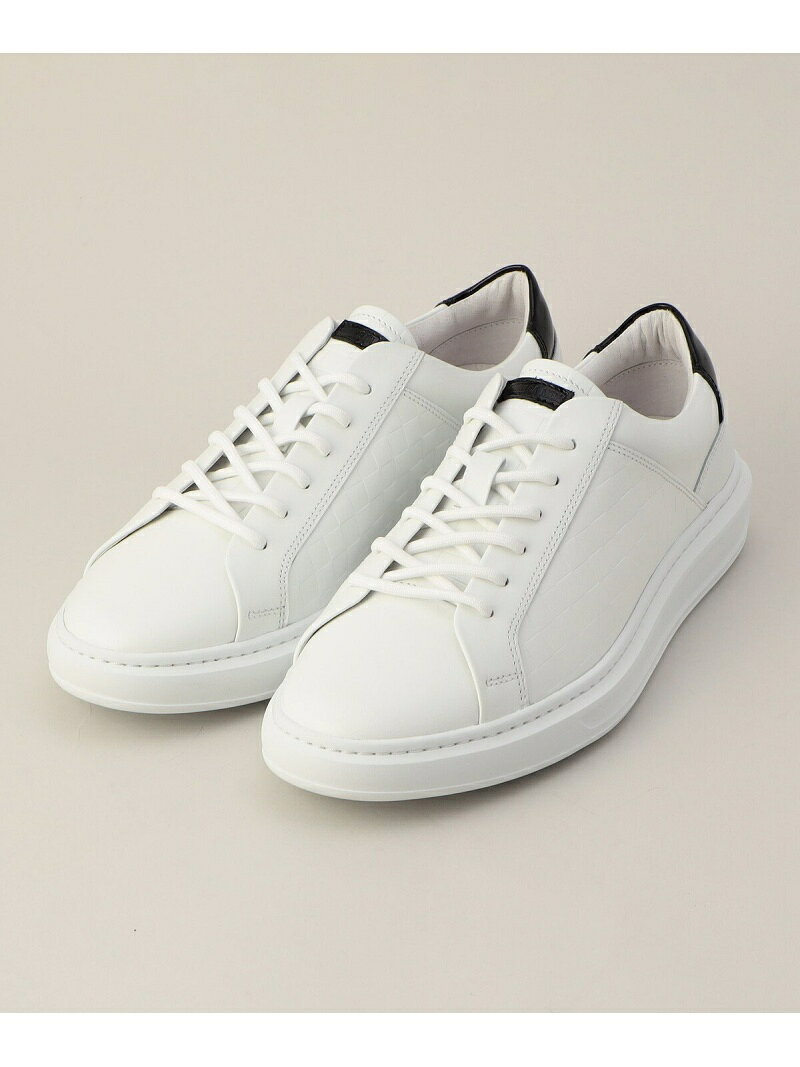 COMME CA MEN 【COMME CA MEN】市松柄 ブロックチェックスニーカー コムサメン ...