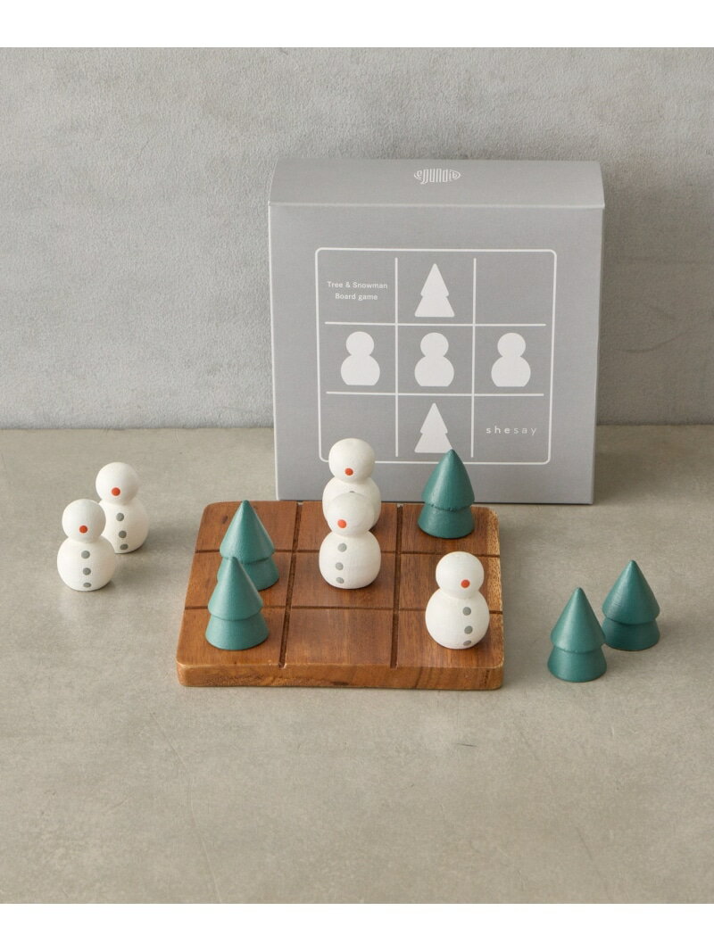 BIRTHDAY BAR ツリーと雪だるまのボードゲーム バースデイバー インテリア・生活雑貨 その他のインテリア・生活雑貨 ブラウン【送料無料】のサムネイル