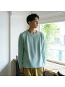 【SALE/40%OFF】BRICK & SONS CORDURAリラックスラグランスリーブニット<グリーン> ZU052500DM10X0R-70 トーキョーシャツ トップス ニット グリーン【RBA_E】【送料無料】
