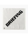 BRIEFING GOLF 【BRIEFING GOLF/ブリーフィングゴルフ】LOGO WASH TOWEL BY HIPPOPOTAMUS ブリーフィング ファッション雑貨 ハンカチ・ハンドタオル ホワイト ブラック