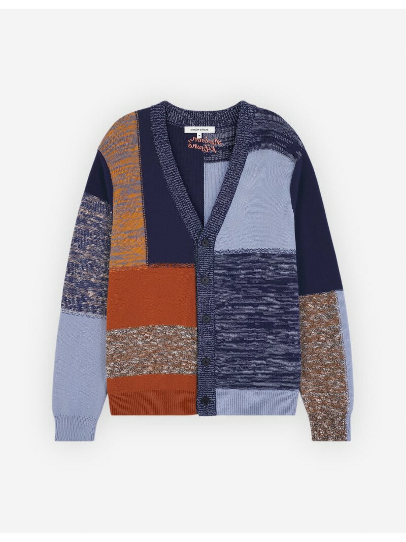 Maison Kitsune Maison Kitsune/(M)PATCHWORK COMFORT CARDIGAN ] Lcl gbvX J[fBK u[yz