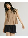 【SALE/60%OFF】PAL GROUP OUTLET 【earthy_】 スイムタックフレアキャミソール パル グループ アウトレット トップス ノースリ...