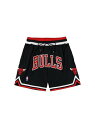 Mitchell Ness ジャスト ドン ブルズ アウェイ ショーツ NBA JUST DON AWAY SHORTS BULLS ルーキーユーエスエー パンツ ジャージ スウェットパンツ ブラック【送料無料】