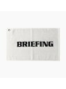 BRIEFING GOLF 【BRIEFING GOLF/ブリーフィングゴルフ】LOGO FACE TOWEL BY HIPPOPOTAMUS ブリーフィング ファッション雑貨 ハンカチ・ハンドタオル ホワイト ブラック【送料無料】