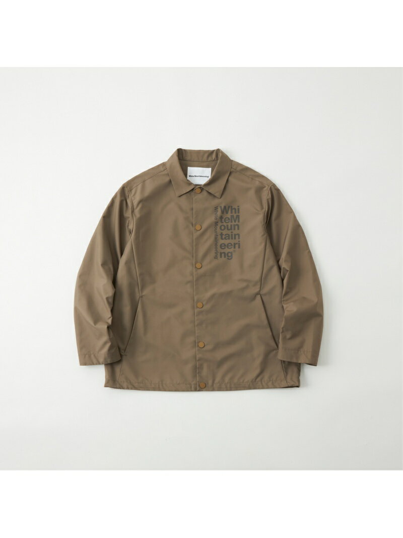 【SALE／40%OFF】White Mountaineering TWILL COACH JACKET ホワイトマウンテニアリング ジャケット・アウター ブルゾン・ジャンパー ベージュ ブラック ネイビー【RBA_E】【送料無料】