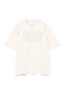 Maison Margiela エンブロイダーロゴ Tシャツ メゾンマルジェラ トップス カットソー・Tシャツ グレー【送料無料】