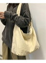 【SALE/10%OFF】Rename ウォッシュ加工 アジャスターベルト付き キャンバス ショルダーバッグ ビッグ デバイス バッグ ショルダーバッグ カーキ...