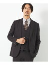 【SALE/70%OFF】UNITED ARROWS green label relaxing A+ バーズアイ スリム 2B スーツジャケット -ウォッシャブ...