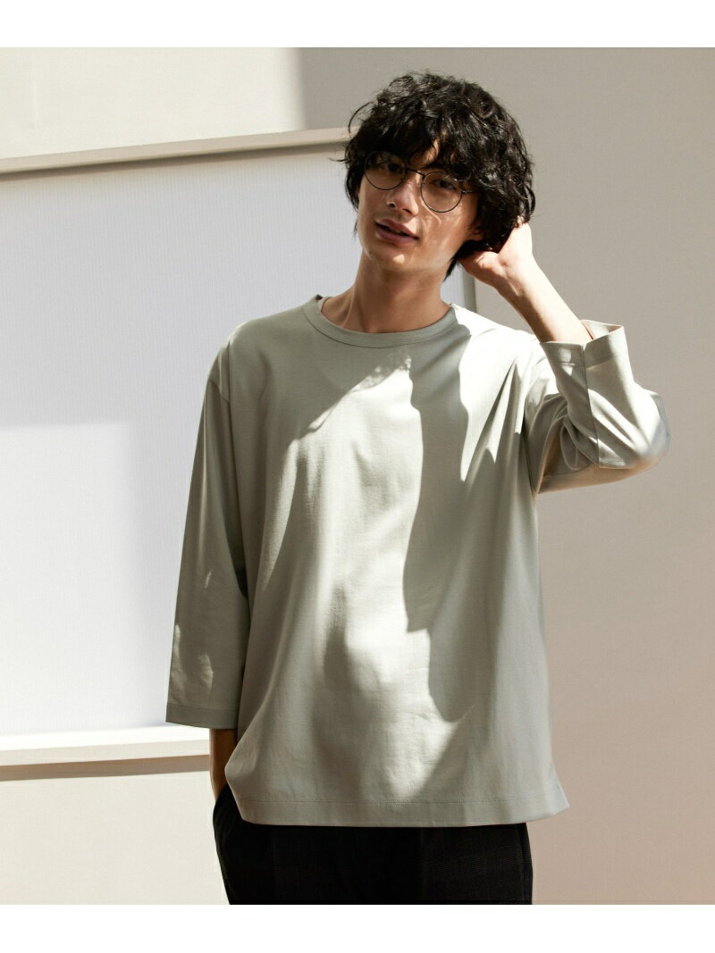 【SALE／70%OFF】GLOBAL WORK (M)コウキンクリーンT/7S グローバルワーク トップス カットソー・Tシャツ グリーン ピンク ブラック ブルー グレー【RBA_E】のサムネイル