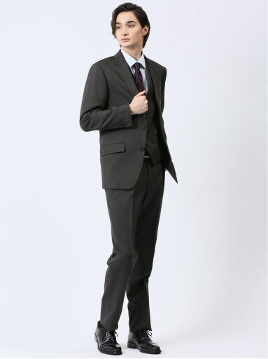 【SALE/30%OFF】TAKA-Q ストレッチウォッシャブル レギュラーフィット 2ボタン3ピーススーツ 組織グレー タカキュー スーツ・フォーマル セットアップスーツ グレー【RBA_E】【送料無料】 【SALE/30%OFF】TAKA-Q ストレッチウォッシャブル レギュラーフィット 2ボタン3ピーススーツ 組織グレー タカキュー スーツ・フォーマル セットアップスーツ グレー【RBA_E】【送料無料】