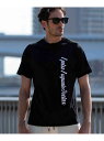【SALE/50%OFF】1PIU1UGUALE3 RELAX (M)1PIU1UGUALE3 RELAX/UST-24005 シフォン トップス カットソー・Tシャツ ブラック ホワイト【RBA_E】