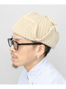 A.M.S. ニット帽 アビエーターキャップ フライトキャップ パイロットキャップ 秋 冬 エー.エム.エス. 帽子 ニット帽・ビーニー ブラック ホワイト グ...