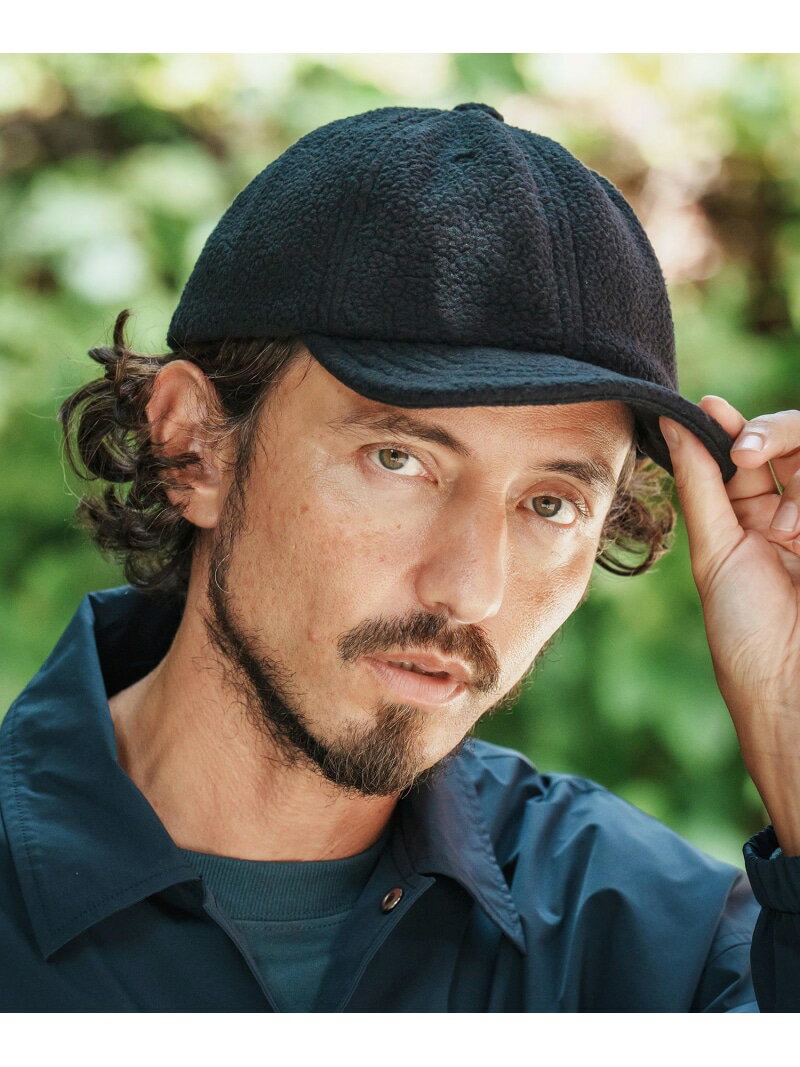 CAMBIO mko13063- POLARTEC Short Cap ショートキャップ カンビオ 帽子 キャップ ブラック ベージュ ブラウン グリーン【送料無料】(4)