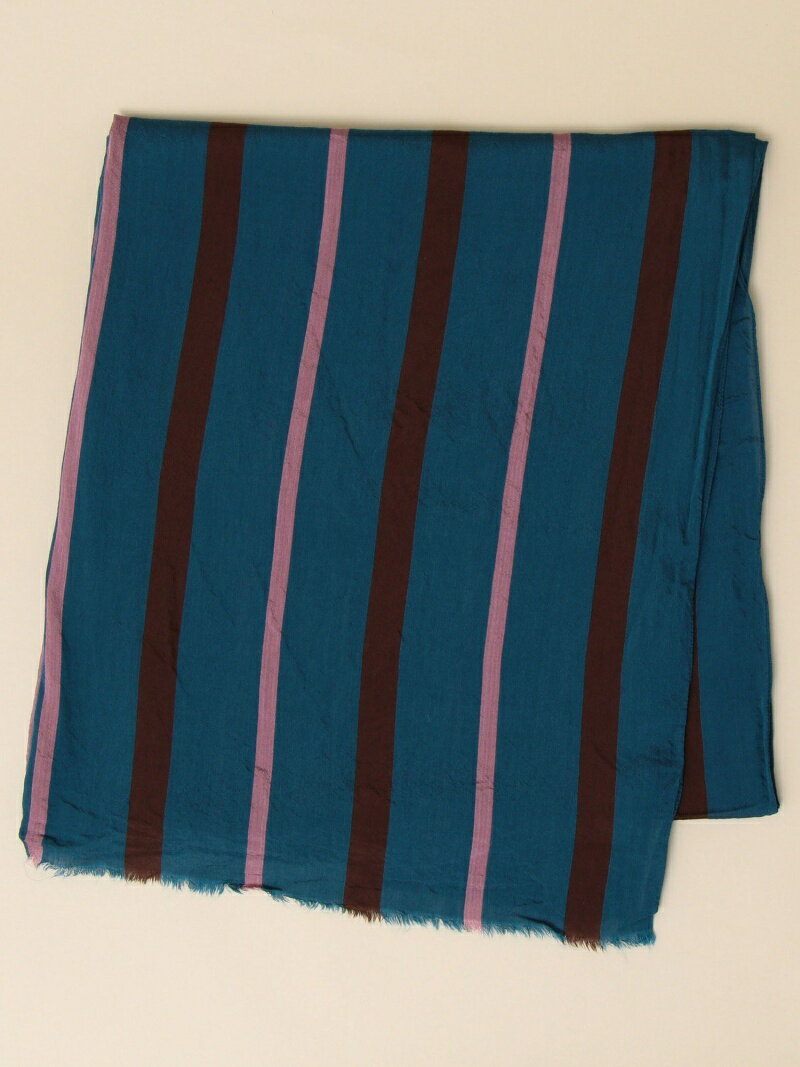 【SALE／40%OFF】SHIPS CANEPA:ビスコース シルク ワイドストワイプ ストール シップス ファッショングッズ ストール ピンク ブラック ブラウン【RBA_E】【送料無料】