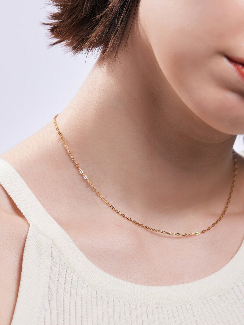 ieLS 「ieLS」ステンレス デイリーチェーンネックレス ＜グロス＞ クークロワッサン アクセサリー・腕時計 ネックレス ゴールド シルバー