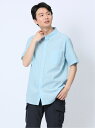 【SALE/48%OFF】m.f.editorial 綿シャンブレー ボタンダウン半袖シャツ メンズ Tシャツ カットソー カジュアル インナー トップス ギフ...