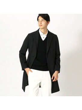 【SALE/60%OFF】COMME CA ISM NOBILIAウールメルトン チェスターコート コムサイズム コート/ジャケット チェスターコート グレー ネイビー【RBA_E】【送料無料】