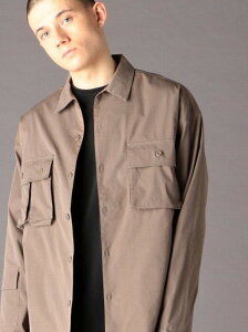【SALE/40%OFF】coen TCストレッチタイプライターユーティリティCPOシャツジャケット(セットアップ対応)(UTILITYLINE)# コーエン シャツ/ブラウス 長袖シャツ ブラック グレー【RBA_E】