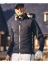 【SALE/30%OFF】LUXEAKMPLUS LUXEAKMPLUS/LUXEAKMPLUS(リュクスエイケイエムプラス)ゴルフ サイドロゴフィット中綿ベスト シフォン ジャケット・アウター ダウンジャケット・ダウンベスト ホワイト ブラック【RBA_E】【送料無料】