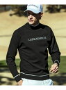 【SALE/30%OFF】LUXEAKMPLUS LUXEAKMPLUS(リュクスエイケイエムプラス)ゴルフ フロントロゴモックネックニット シフォン トップス ニット ブラック ホワイト【RBA_E】【送料無料】
