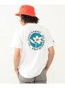 BEAMS GOLF ORANGE LABEL ＜MEN＞ALL GOOD FLOWERS BEAMS GOLF / 別注 バッグロゴ Tシャツ ビームス ゴルフ トップス スウェット トレーナー ホワイト ブラック【送料無料】