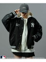 【SALE/60%OFF】PUBLUX 別注 メルトンフェイクレザースタジャン【限定展開】 24AW フリークスストア ジャケット・アウター ブルゾン・ジャンパ...