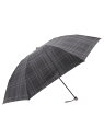 DAKS DAKS(ダックス) メンズ 晴雨兼用 雨傘 日傘 UV 遮熱 遮光 折りたたみ傘 大きいサイズ 60cm チェック柄 ムーンバット ファッション雑貨...