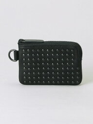 PATRICK STEPHAN PATRICK STEPHAN / Leather coin case 'all-studs' オールスタッズ レザー コインケース 小銭入れ パトリック ステファン 財布・ポーチ・ケース 財布 ブラック【先行予約】*【送料無料】