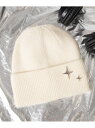 【SALE/33%OFF】WEGO MEN'S スタッズ付ニットビーニー ウィゴー 帽子 ニット帽・ビーニー ブラック グレー ホワイト【RBA_E】