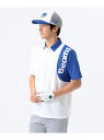 BEAMS GOLF ORANGE LABEL ORANGE LABEL / ショルダーロゴ ポロシャツ ビームス ゴルフ トップス ポロシャツ ネイビー ホワイト【送料無料】