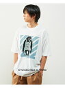 ROSEBANK MEN'S MELROSE banksyTシャツ メンズメルローズ トップス カットソー・Tシャツ ホワイト レッド【送料無料】