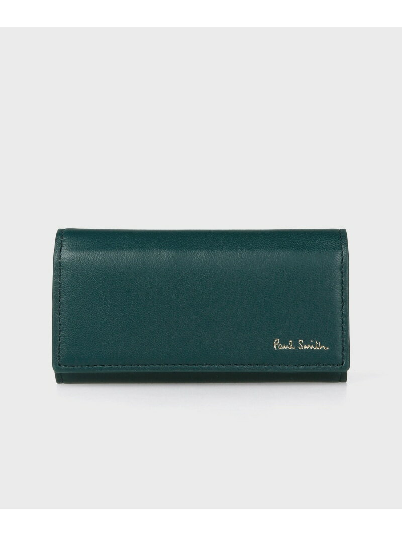 【SALE／30%OFF】Paul Smith 【公式】マルチストライプトリムインサイド キーケース ポール・スミス　アウトレット 財布・ポーチ・ケース その他の財布・ポーチ・ケース グリーン オレンジ ブラック【RBA_E】【送料無料】