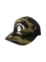A BATHING APE 1ST CAMO COLLEGE MESH CAP ア ベイシング エイプ 帽子 キャップ イエロー オレンジ グリーン【送料無料】