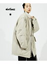 ワイルドシングス ダウンジャケット メンズ 【SALE／30%OFF】CONVERSE TOKYO 【CONVERSE TOKYO * WILD THINGS】PRIMALOFT M65 MODS COAT コンバーストウキョウ ジャケット・アウター ダウンジャケット・ダウンベスト グレー ブラック【RBA_E】【送料無料】