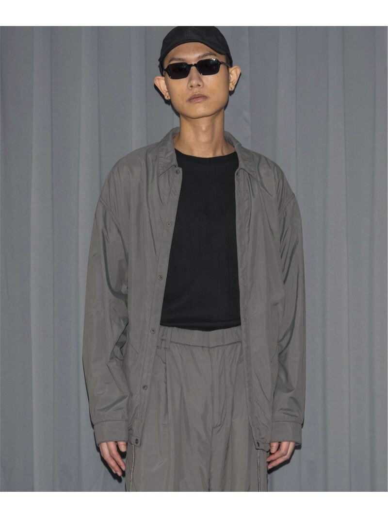 【SALE/70%OFF】monkey time BEAUTY&YOUTH UNITED ARROWS <monkey time> タフタ ボンディング コーチ ジャケット ユナイテッドアローズ アウトレット ジャケット・アウター ブルゾン・ジャンパー ブラック グレー【RBA_E】【送料無料】