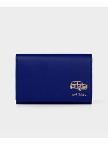 【SALE／50%OFF】Paul Smith ミニエンボス 名刺入れ ポール・スミス　アウトレット 財布・ポーチ・ケース 名刺入れ・カードケース ブルー グリーン レッド ブラック【RBA_E】【送料無料】