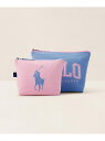 RALPH LAUREN HOME Polo アイコン ポーチ セット オブ 2 ラルフローレン 財布・ポーチ・ケース ポーチ ピンク【送料無料】