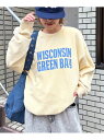 CIAOPANIC TYPY 【UNISEX】NEWアシッドウォッシュ加工ロゴスウェット チャオパニックティピー トップス カットソー・Tシャツ ブルー ブラウン ネイビー レッド イエロー ブラック グレー【先行予約】*【送料無料】