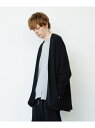 rehacer rehacer:Kite Wide Cardigan レアセル トップス カーディガン ブラック グレー【送料無料】