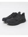 SHIPS MEN HOKA: U CLIFTON LS シップス シューズ・靴 スニーカー ブラック ネイビー【送料無料】